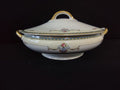Noritake Laureate Round Covered Vegetable Soup Tureen Dish Gold Trim (lot 302)
