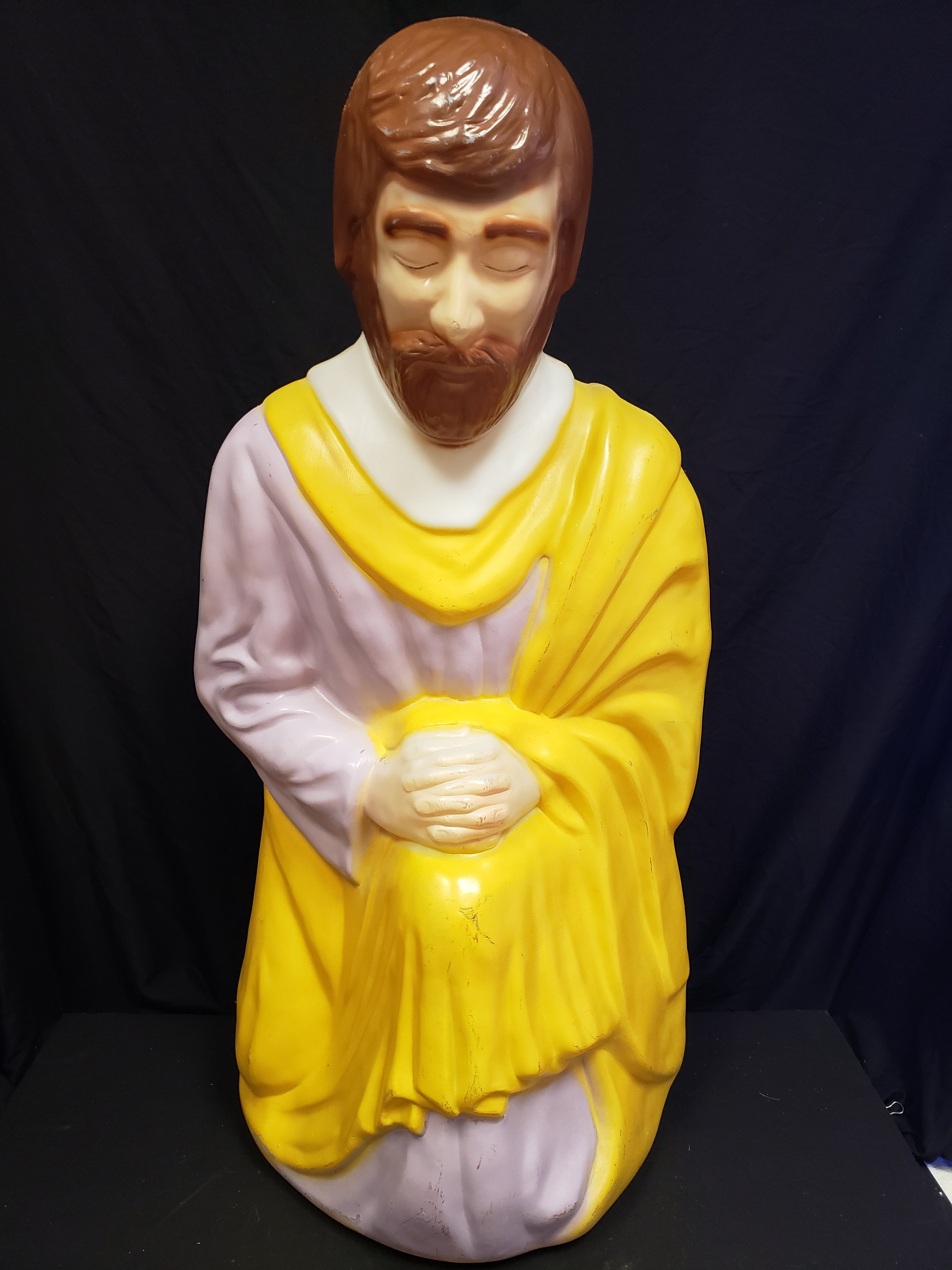 Vintage Christmas Nativity Large Joseph Blow Mold XL Rare 40" (lot 2254)