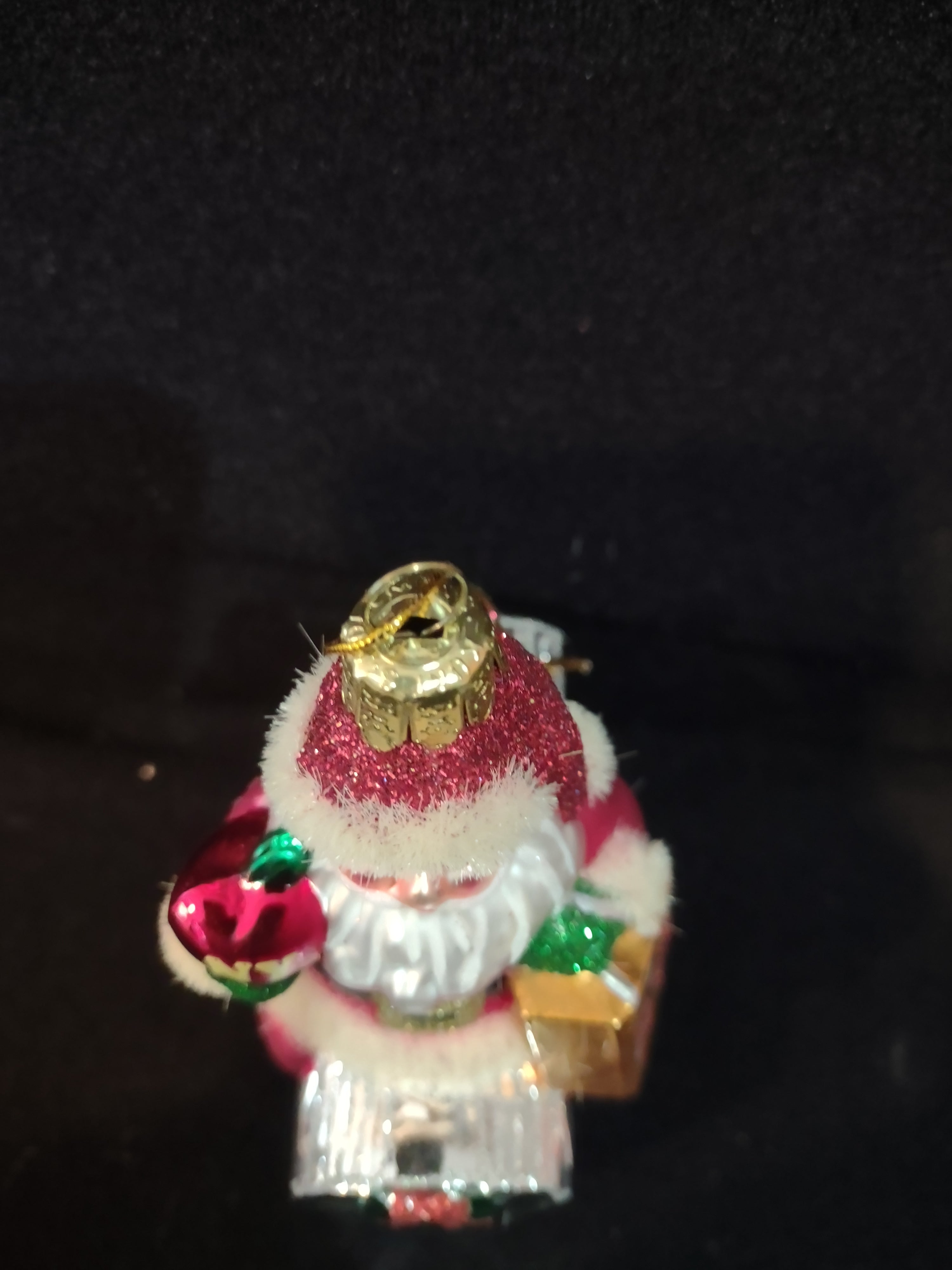 Christmas Kurt S Adler Noble Gems Glass Santa Claus Ornament NYC (Lot 4147)