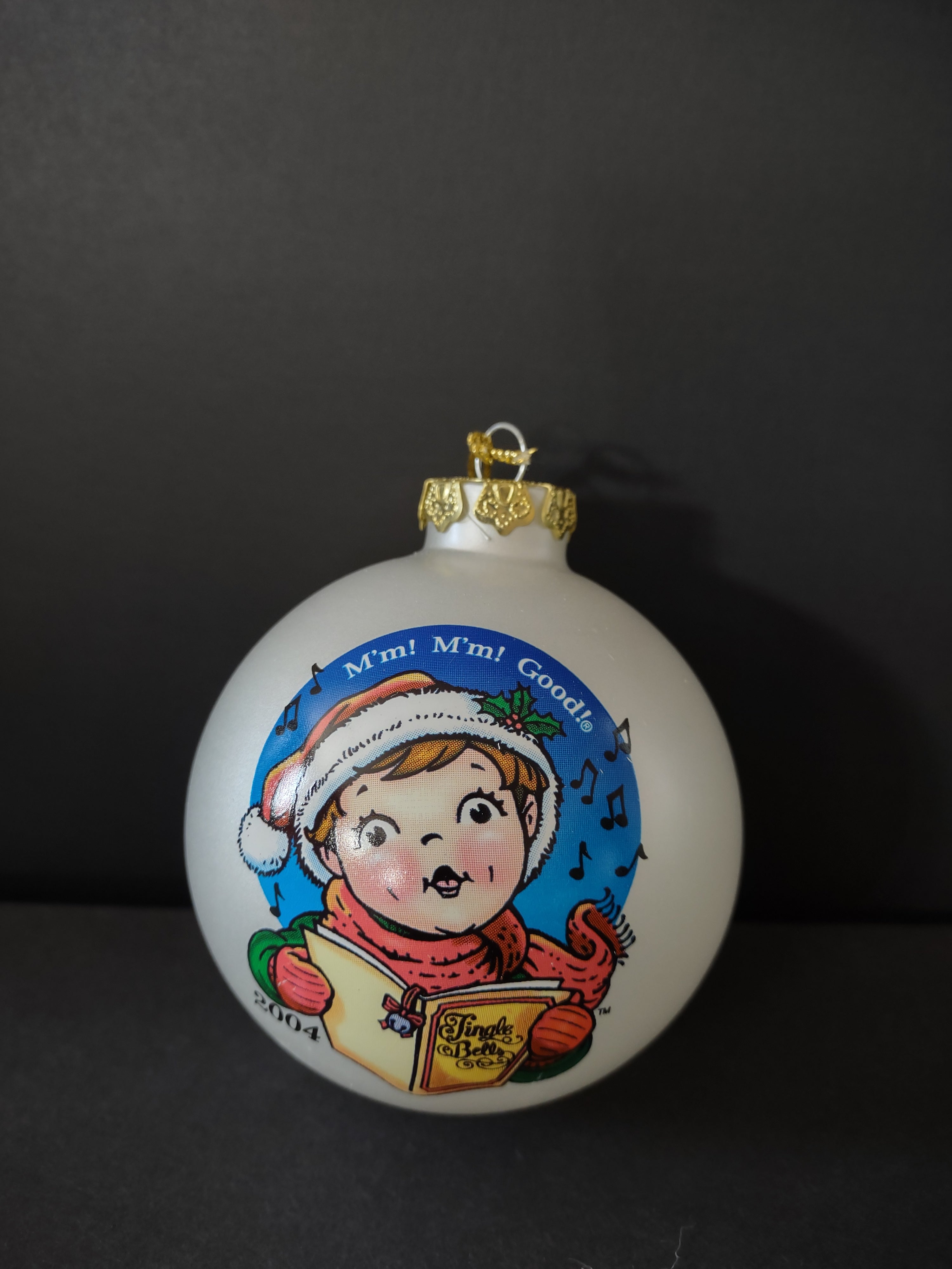 Vintage Christmas 2004 White Collector Edition Campbells Ornament (Lot 4693)