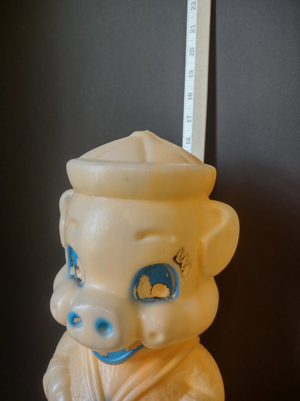 Vintage Blow Mold Piggy Bank Sailor 16" (lot 1466)