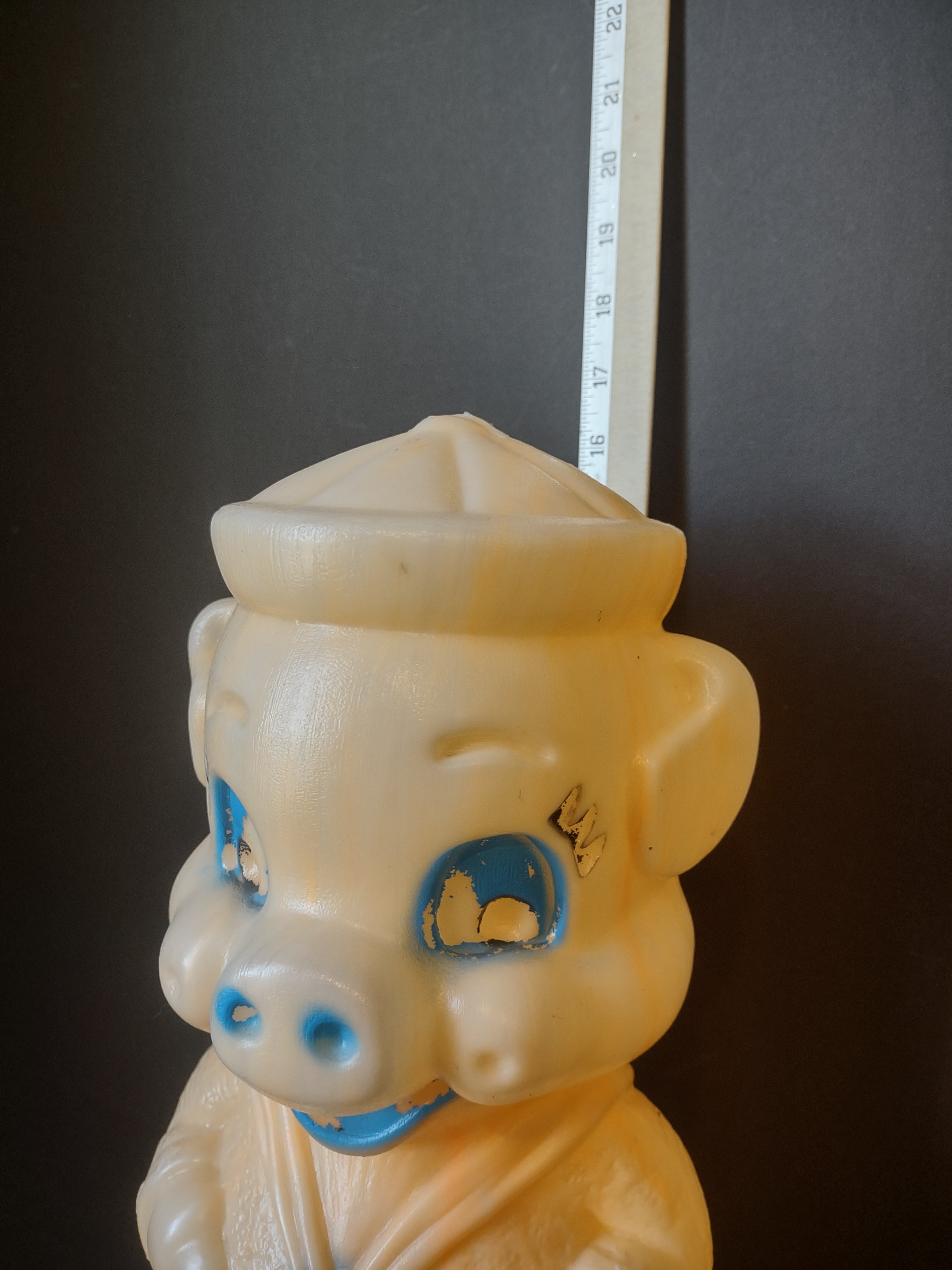 Vintage Blow Mold Piggy Bank Sailor 16" (lot 1466)