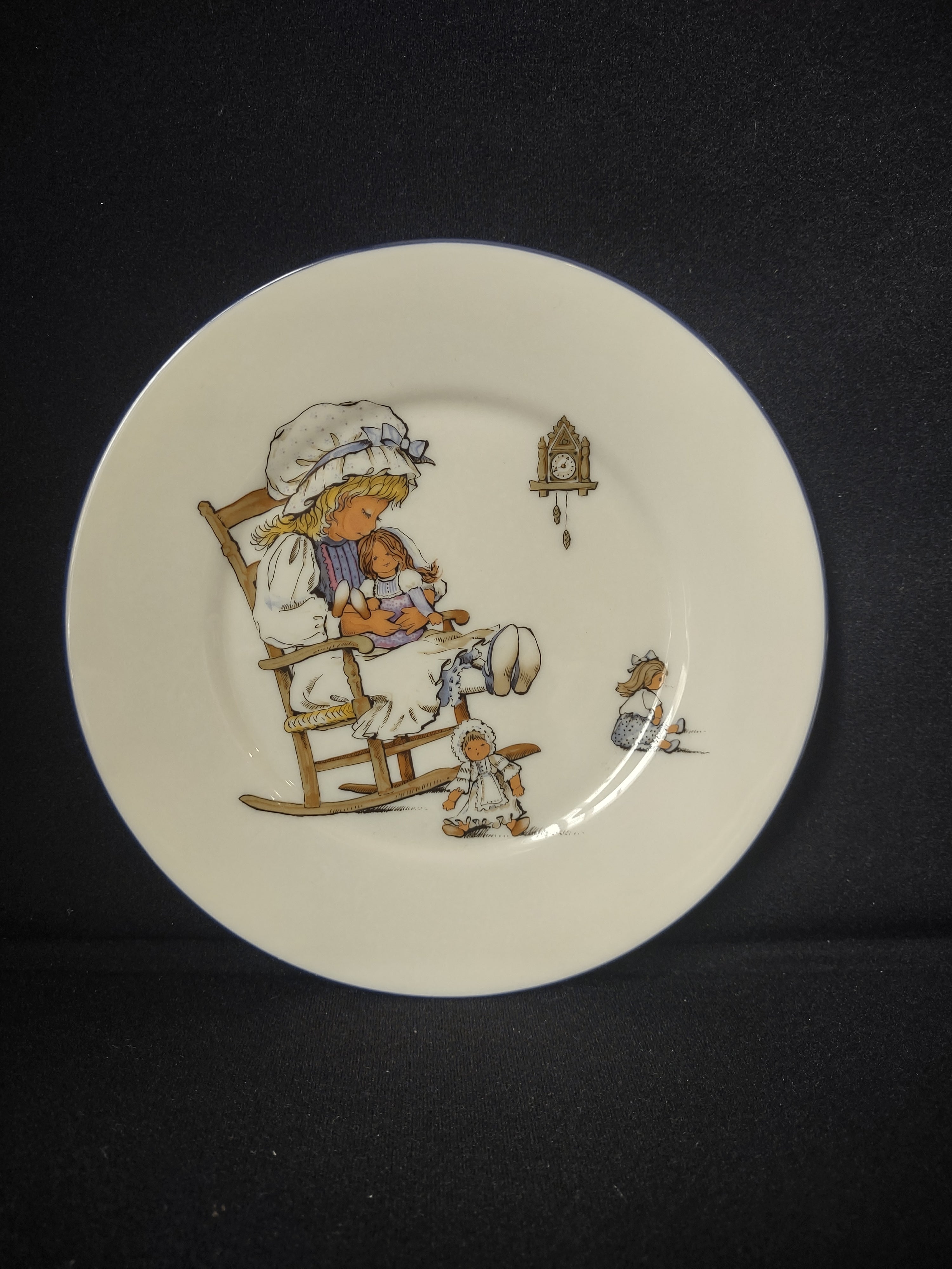 Vintage Lenox Special Dessert or Salad Plate Little Girl Nursery (lot 1859)