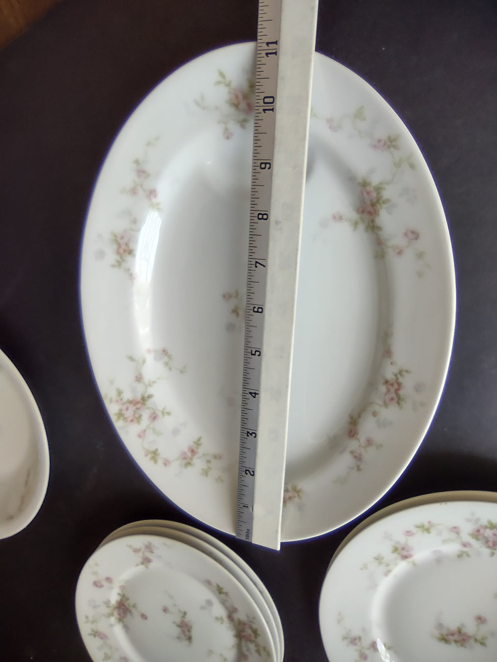 Vintage Haviland Limoges Set Serving Platter French Chic Floral Plate (lot 918)