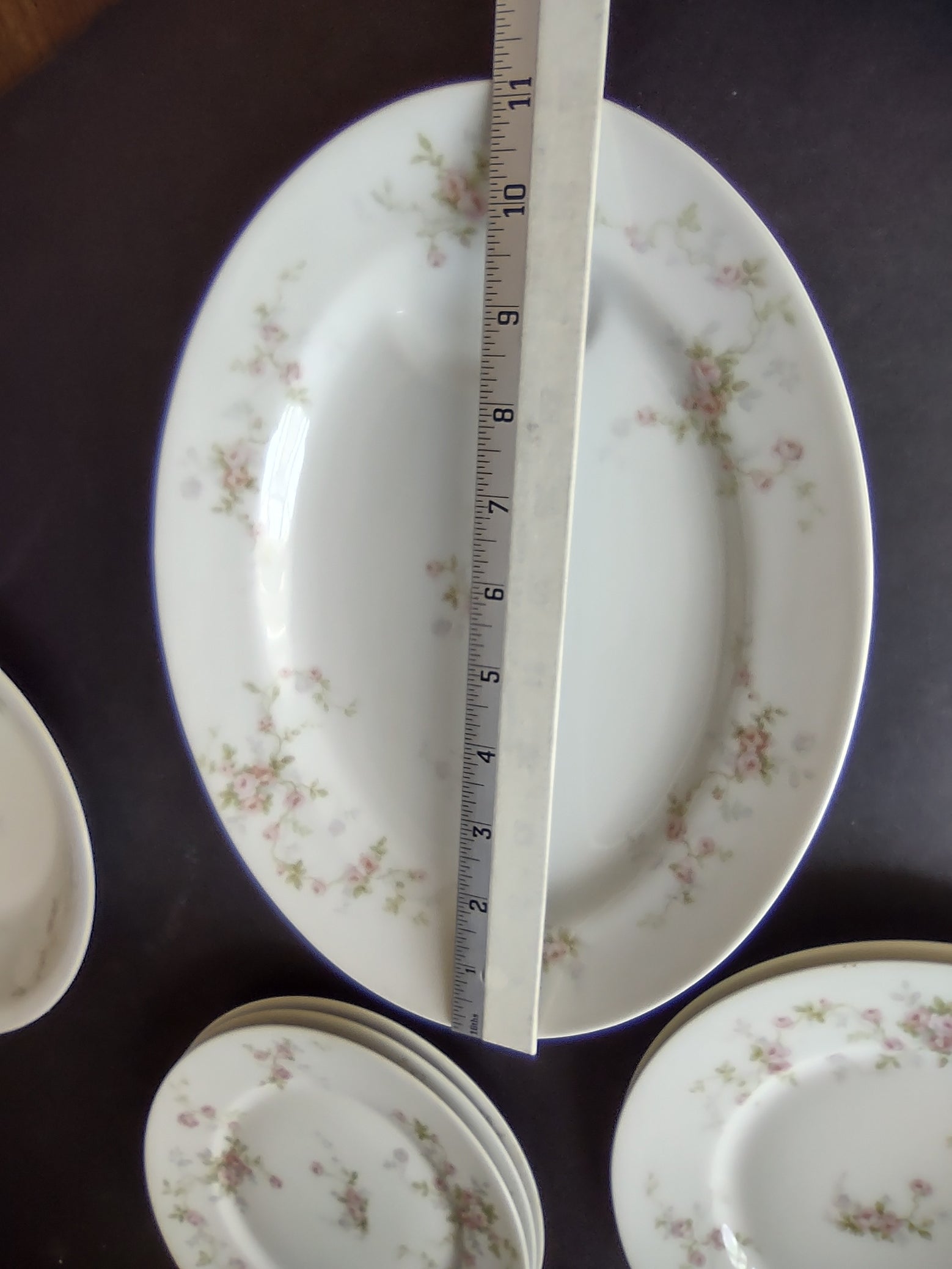 Vintage Haviland Limoges Set Serving Platter French Chic Floral Plate (lot 918)