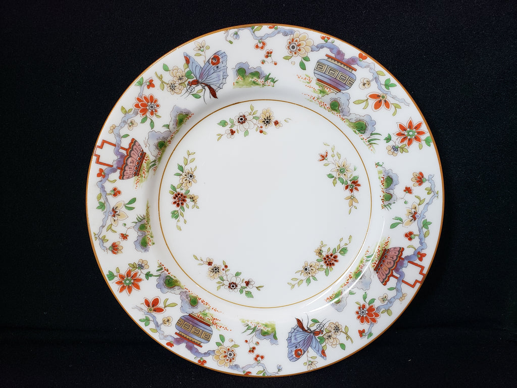 Vintage Royal Worcester Higgins Seiter Butterfly Salad Plate 8" (lot 2122)