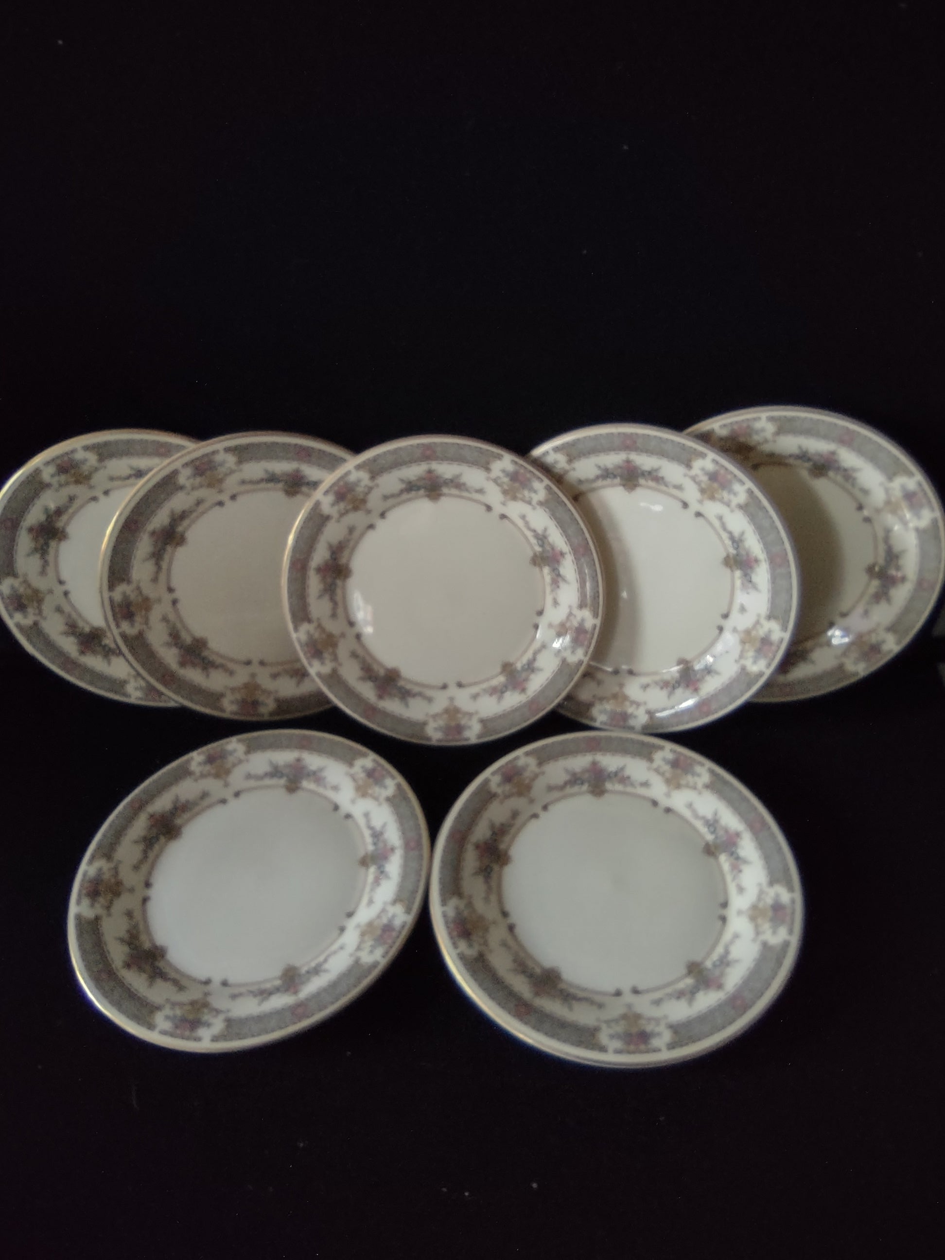 Vintage Minton Persian Rose Bread Butter Dessert Plate Bone China (Lot 5489)