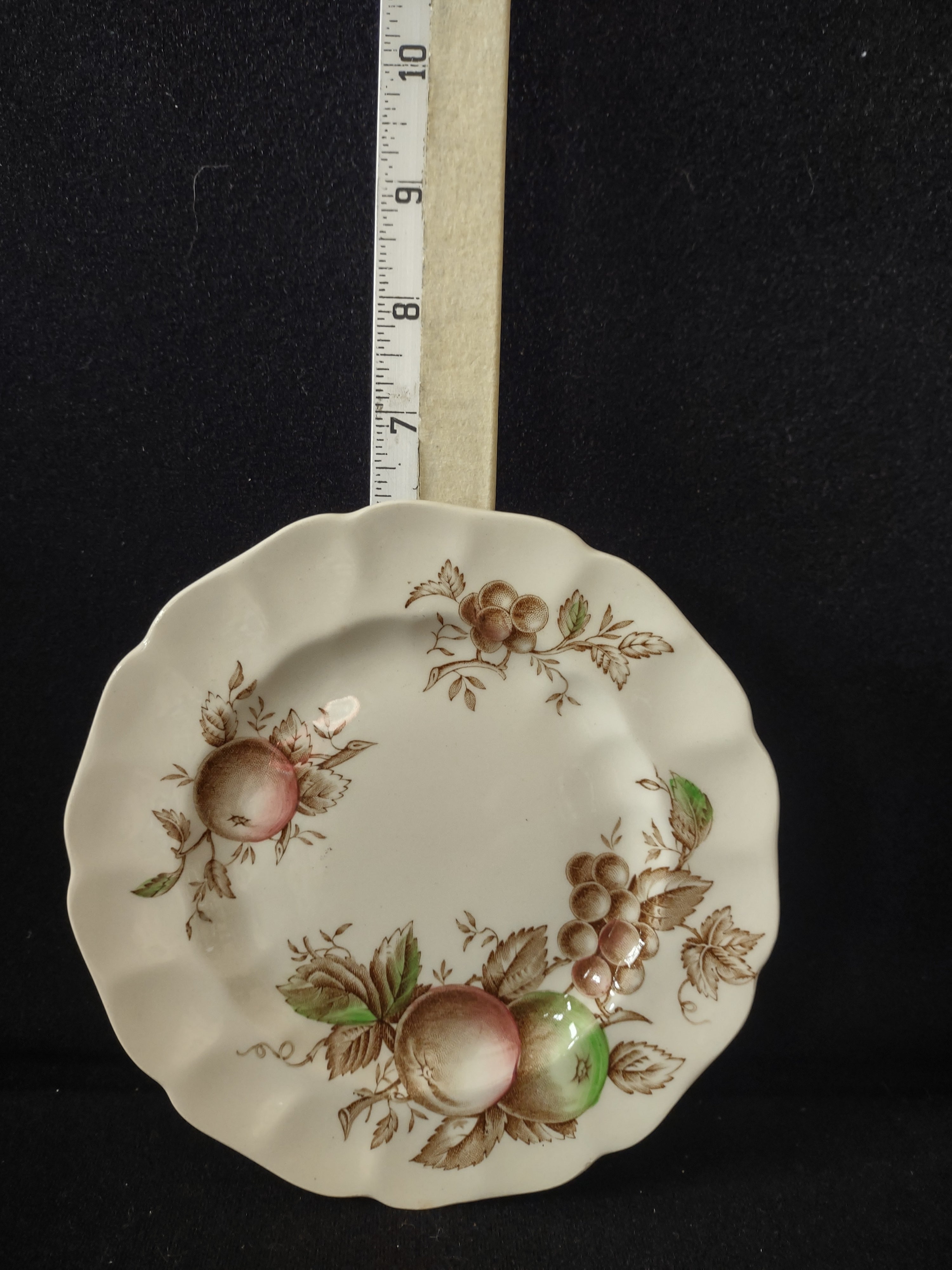 Vintage Johnson Brothers Bread Butter Plate Earthenware Harvest Time X6 (Lot5631