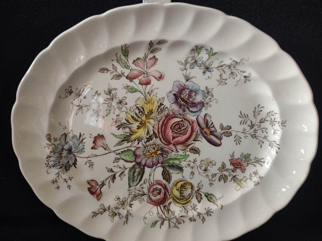 Vintage Johnson Bros Sheraton Ironstone England Serving Platter (lot 5621)