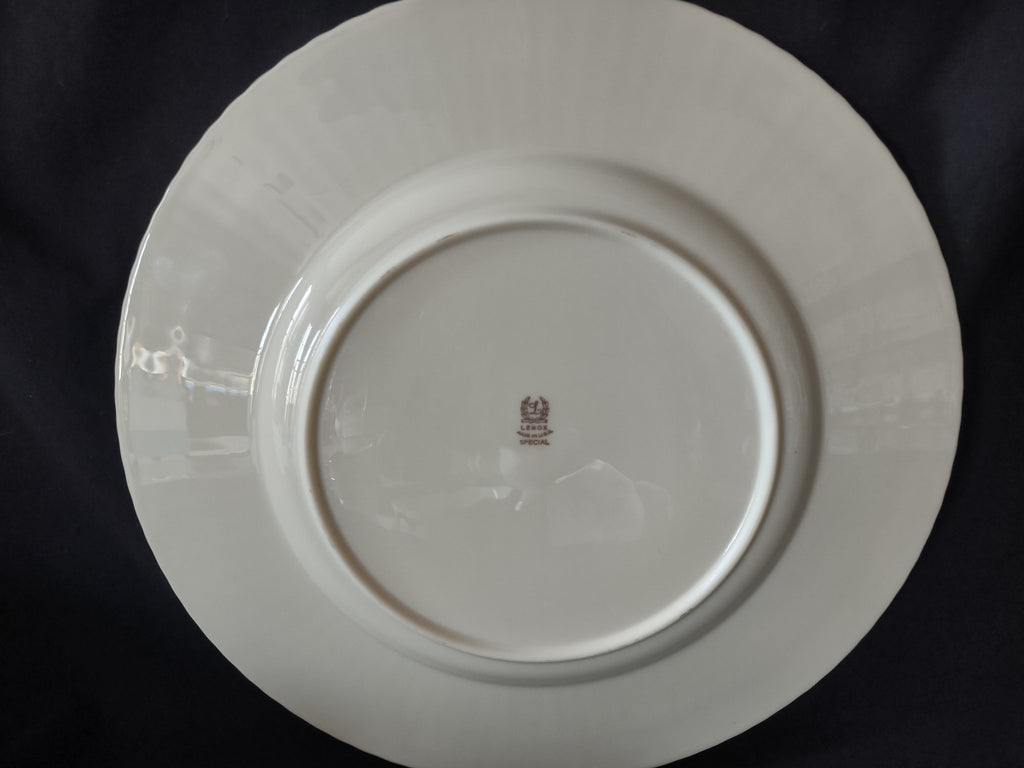 Vintage Lenox Special Dinner Plate 11"Golden Wreath Stamp (lot 2003)