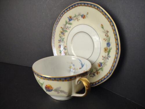 Haviland Limoges Chinon Bouillon Cup & Saucer ( lot 779)