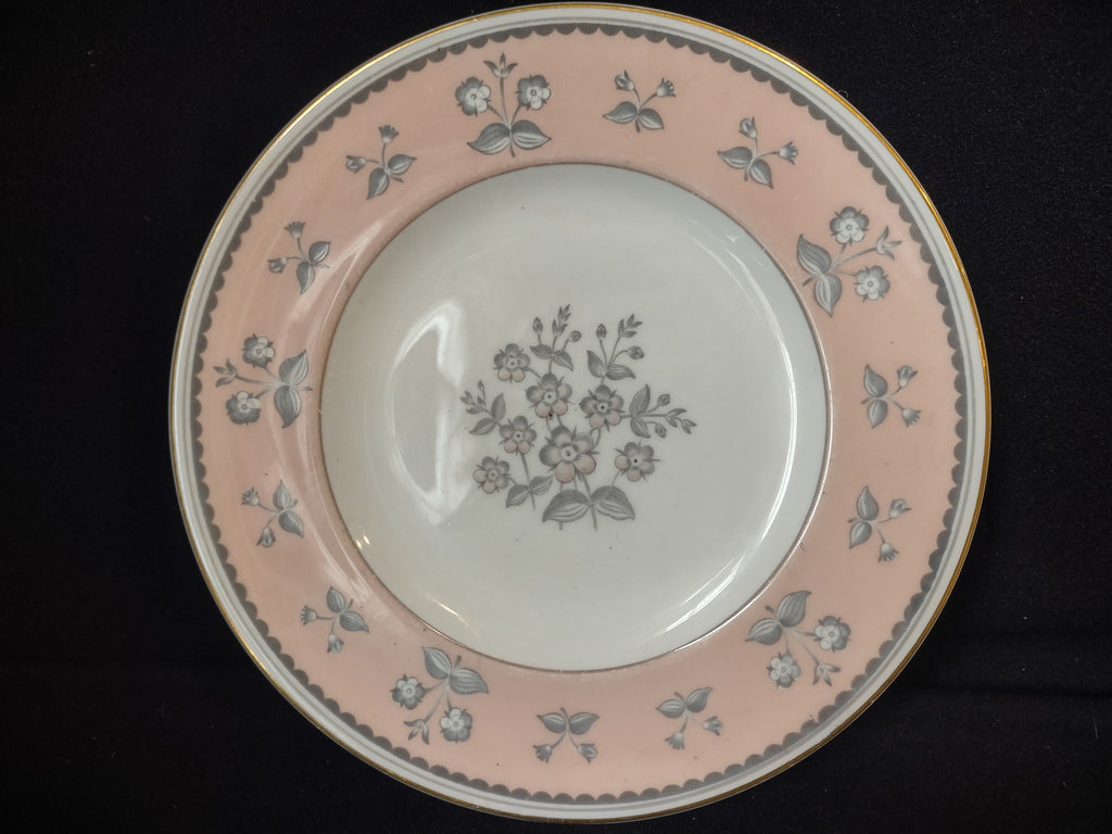 Wedgwood Pimpernel Pink Salad/Dessert Plate 8" Brown Stamp (lot 2761)