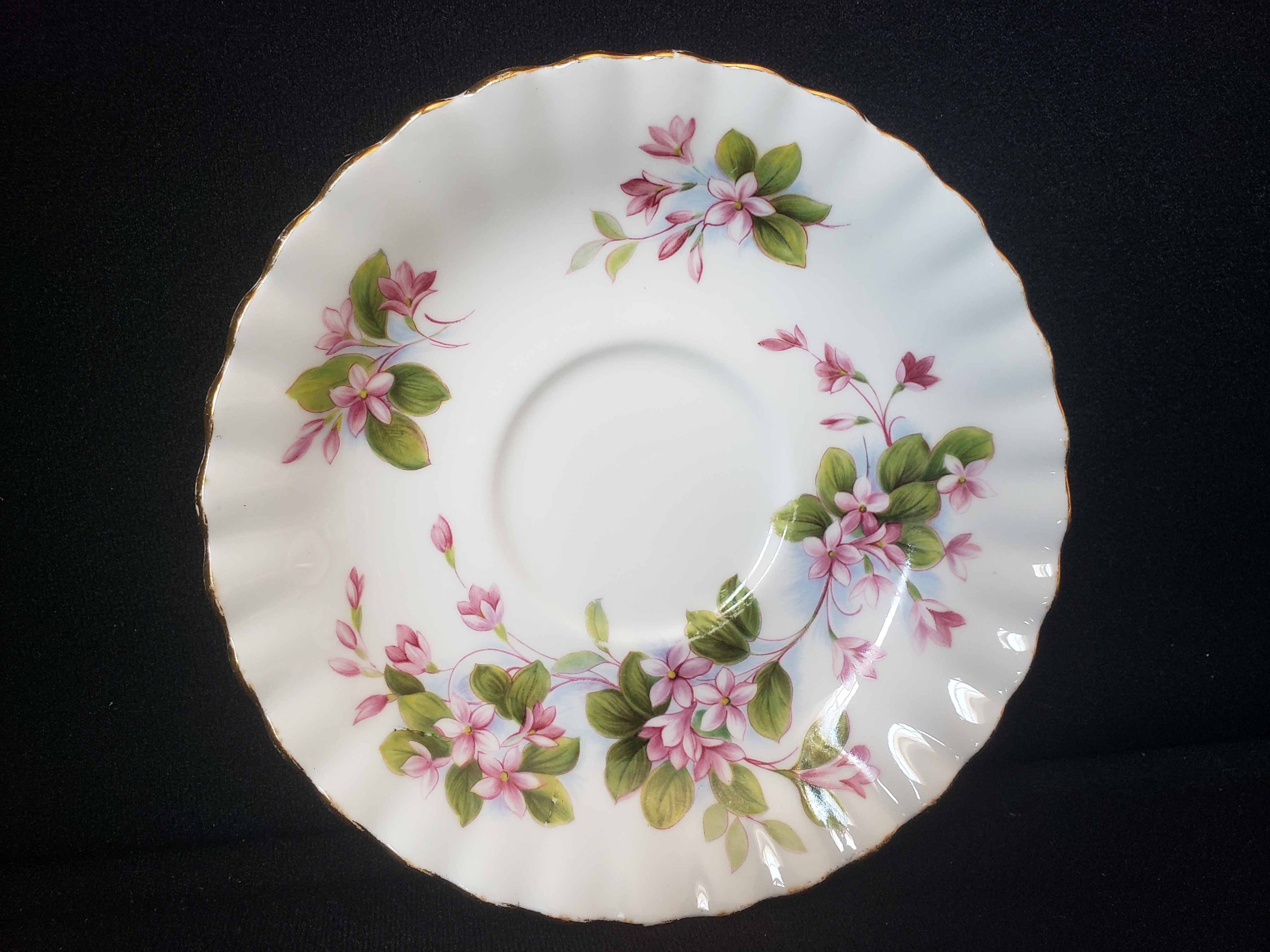 Vintage Royal Albert Bone China Mayflower Saucer ONLY (lot 2010)