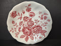 Vintage Ironstone Elizabeth Red England Johnson Bros Saucer (lot 5648)