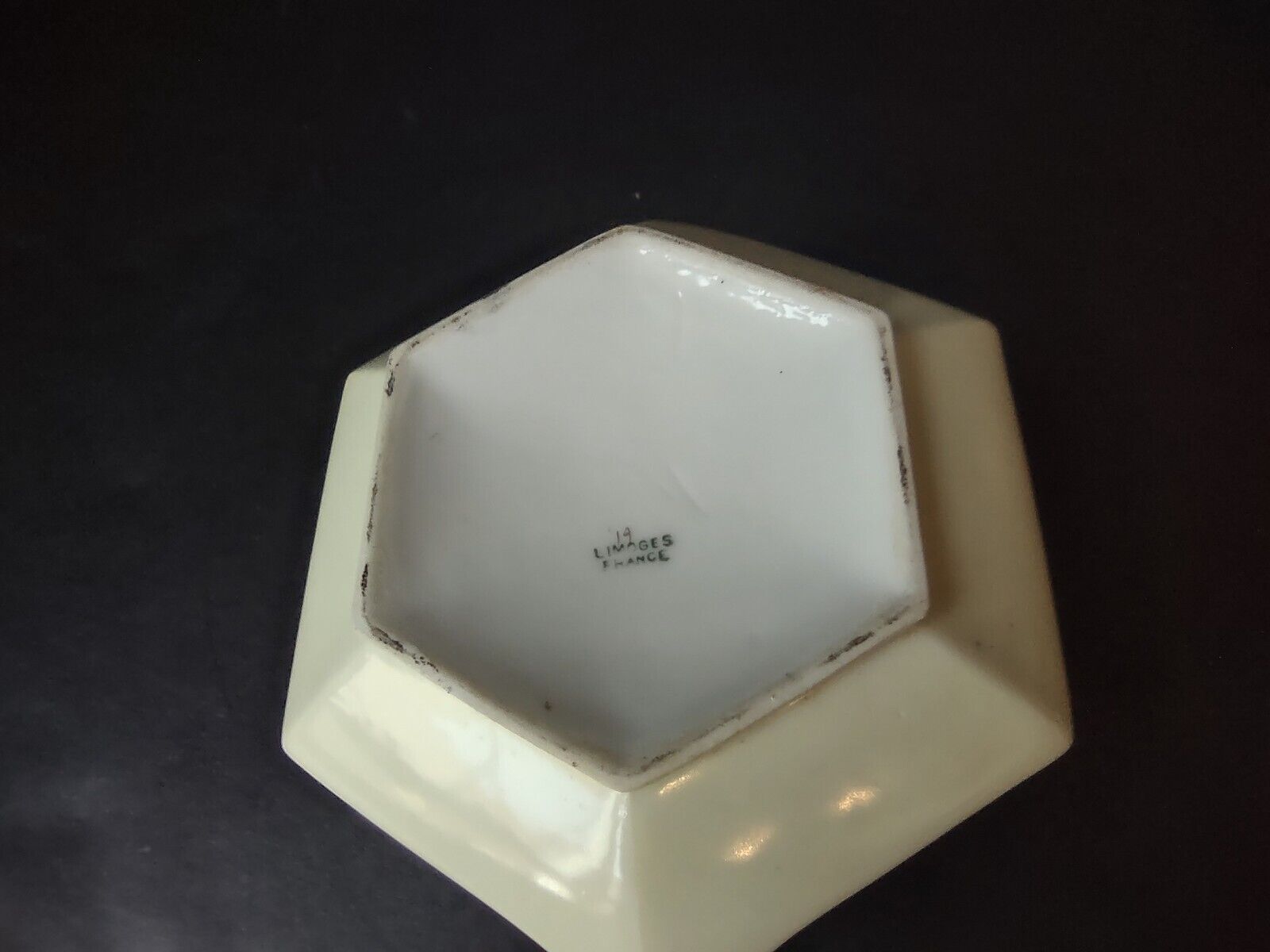 Limoges France Green Red Heavy Thick Gold Trim Sugar Dish Creamer Set (lot 712)
