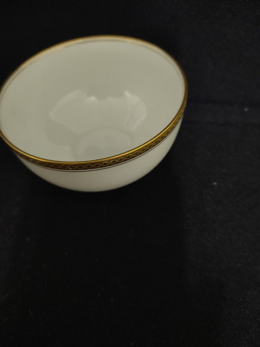 087 Haviland Limoges France Cup and Saucer White & Gold Trim Wellesley S 112