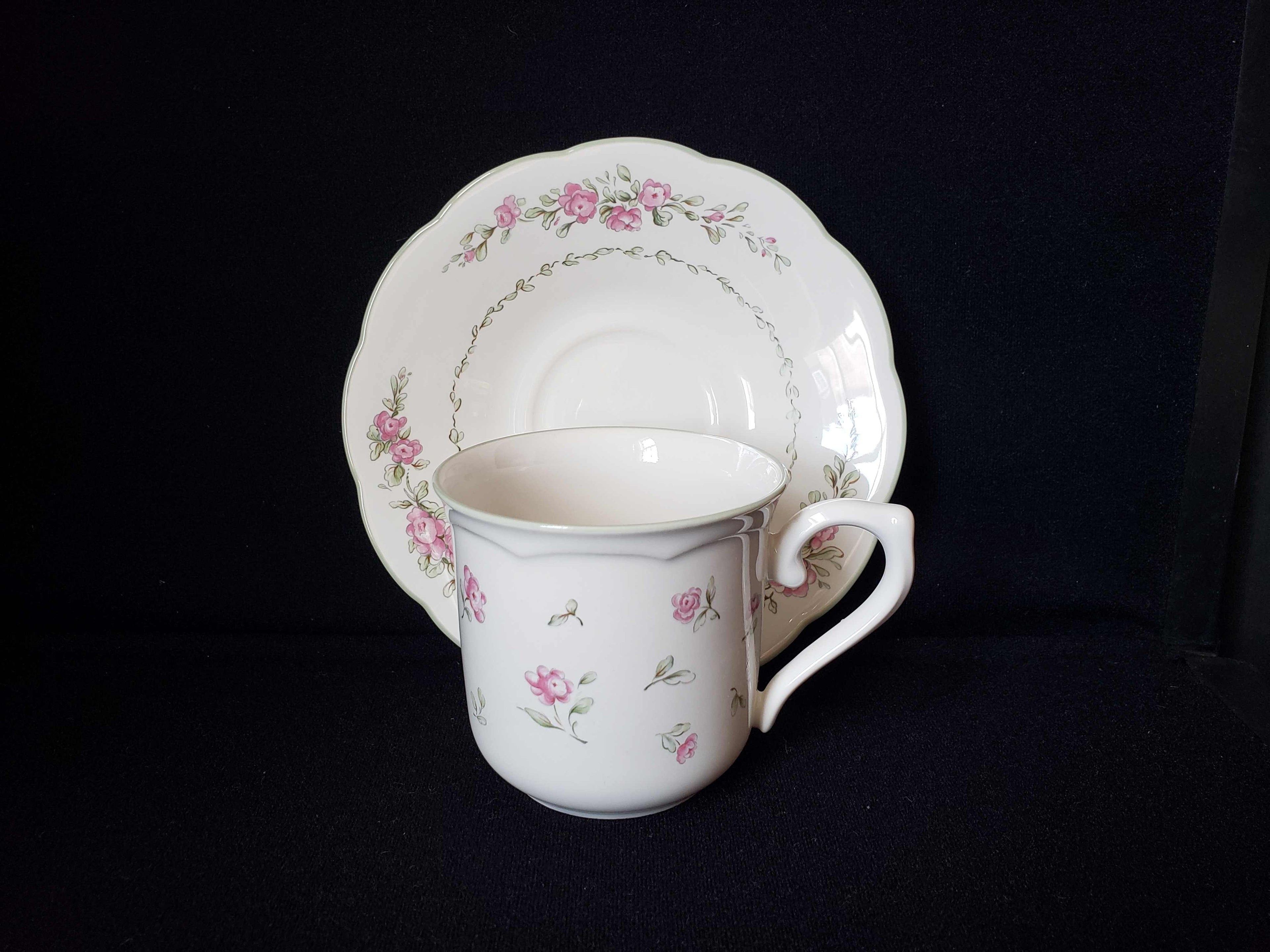 Vintage Lenox Lantana Pinafore Tea Cup with Saucer (lot 1936)