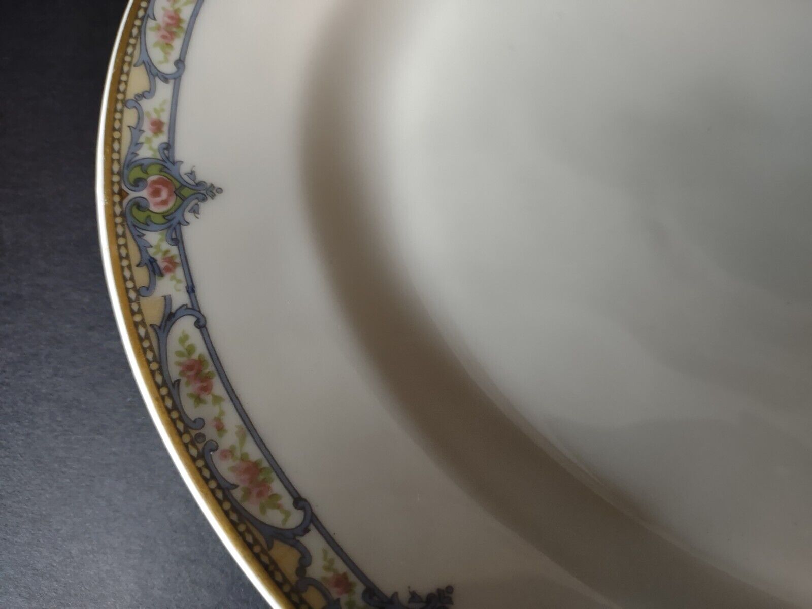 Haviland Limoges Gold Trim Serving Platter 13-1/2" (lot 341)