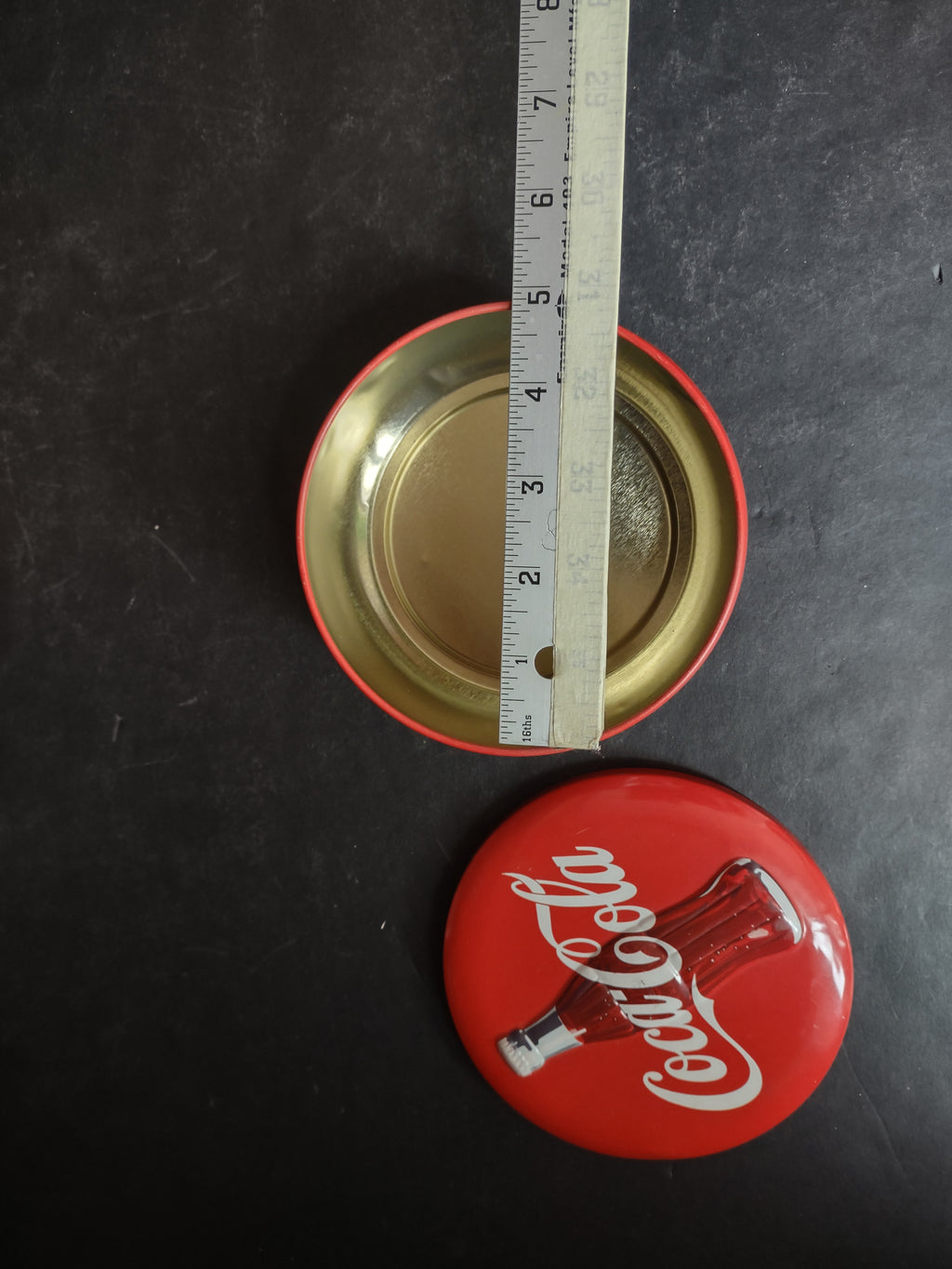 Lot of Coca-Cola Vintage Collectible Tin Coin Bank (lot 3140)