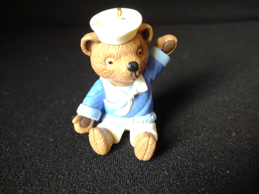 Vintage Hallmark Keepsake Ornament 1998 Grandson Teddy Bear (lot 1604)