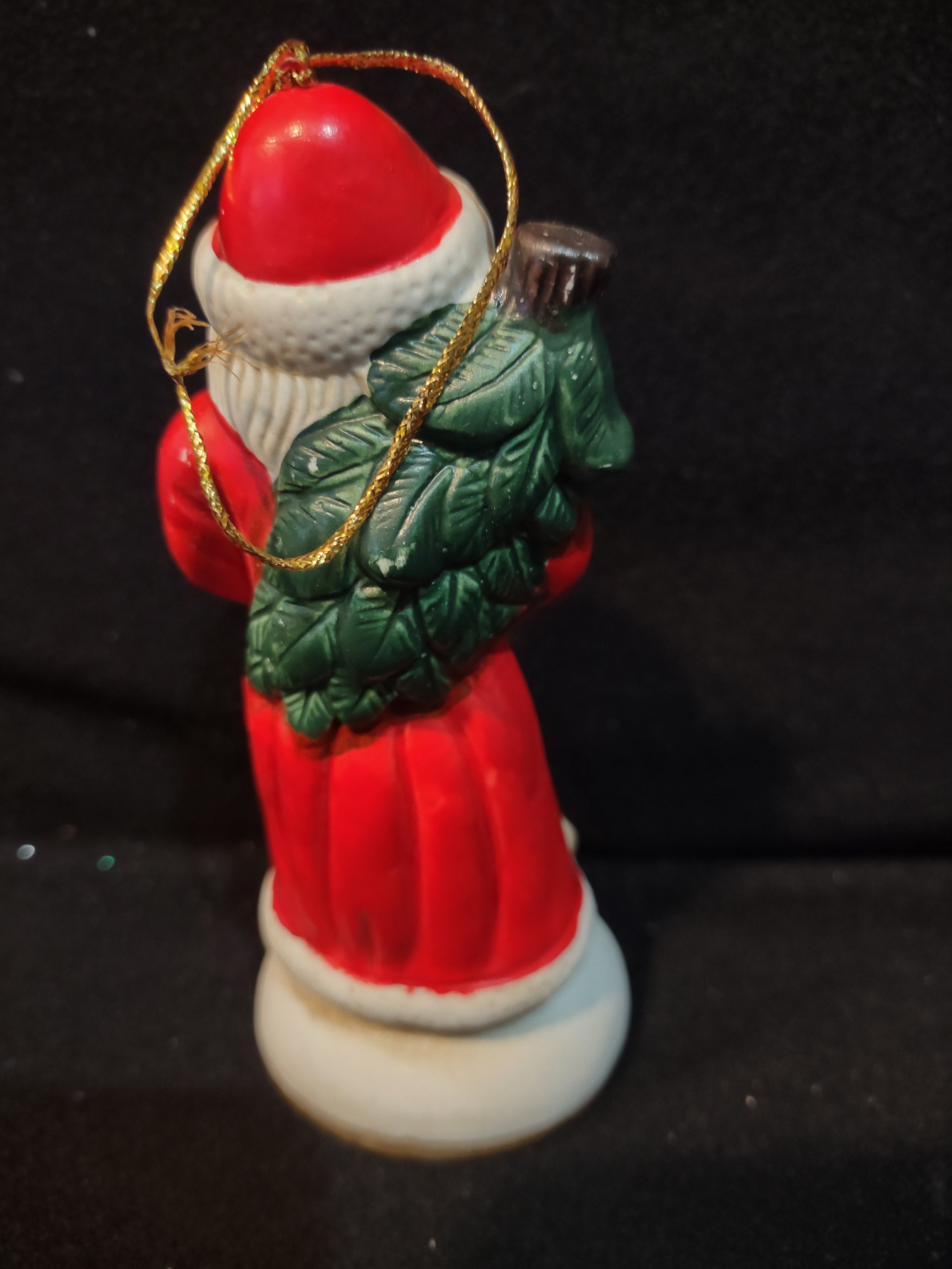 Vintage Christmas Ceramic Santa Of The World Figurines Set Of 6 (Lot 3987)