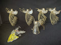 Set of 6 Wire Angels Christmas Ornament (lot 1757)