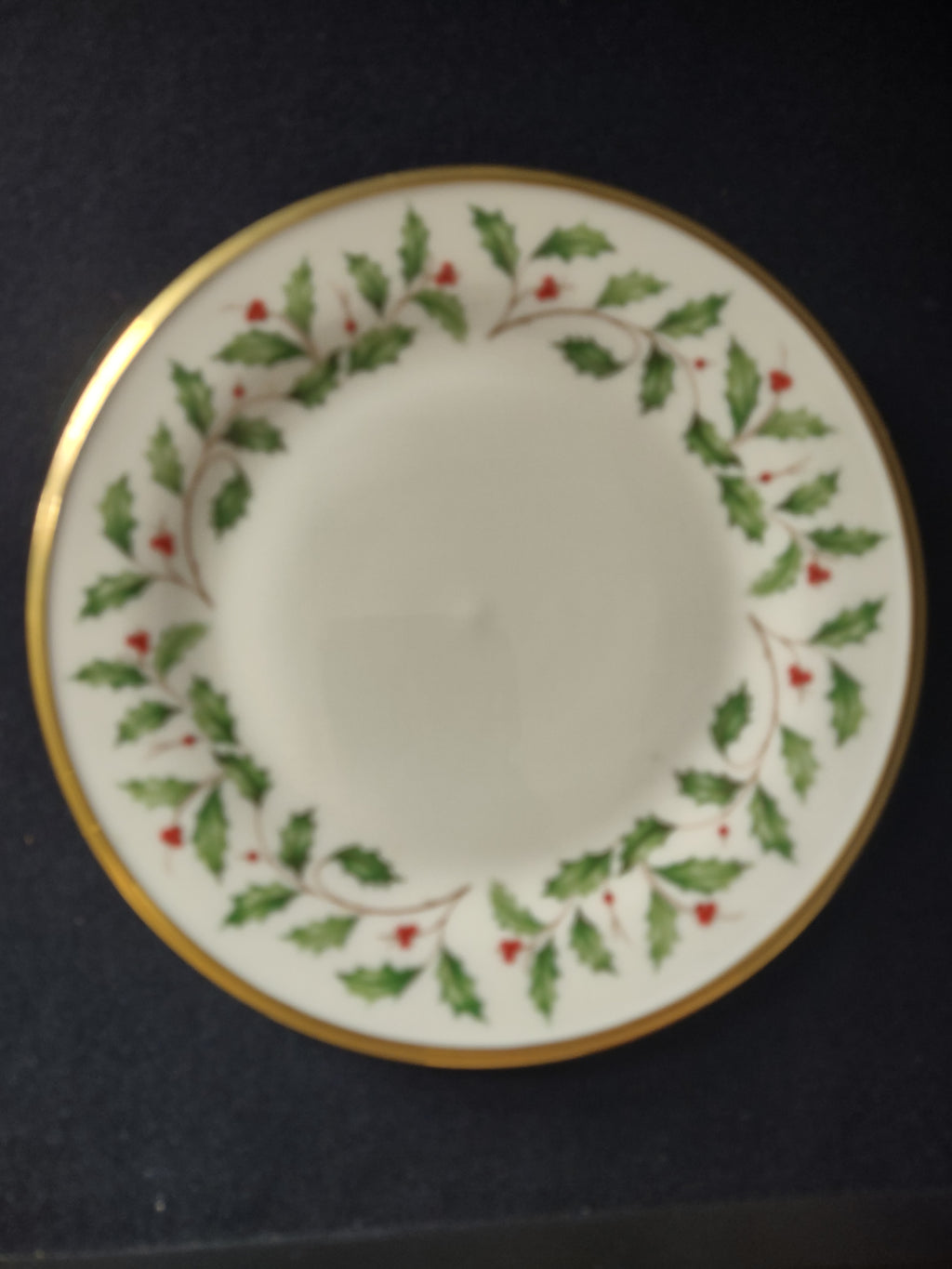 Vintage Lenox Holiday Salad or Luncheon Plate 8-1/8" (lot 1870)