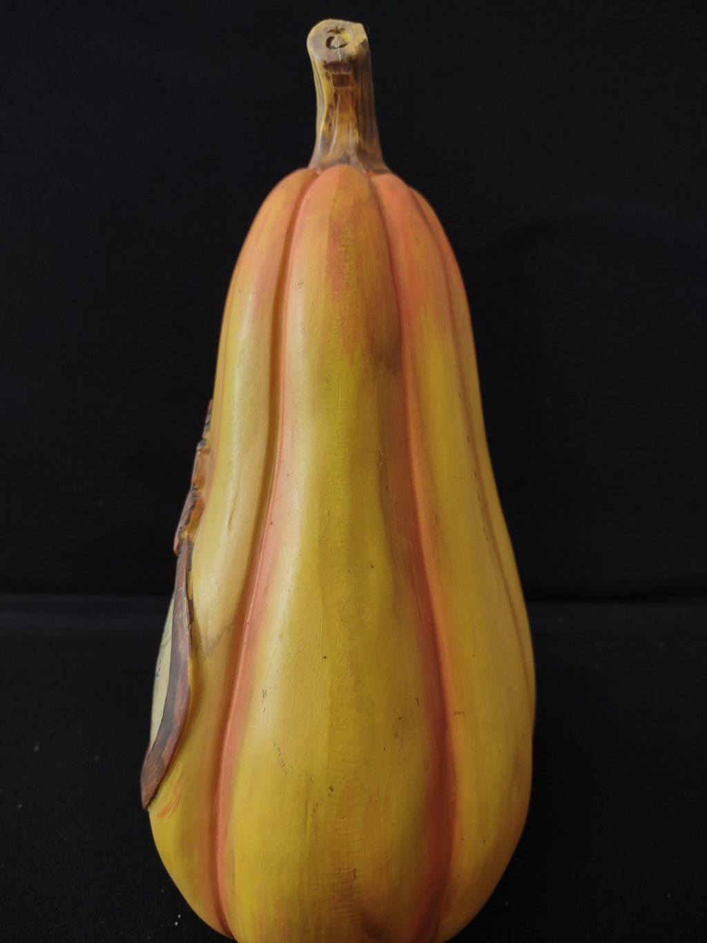 Thanksgiving/Fall Polyresin Happy Fall Pumpkin (Lot 3127)