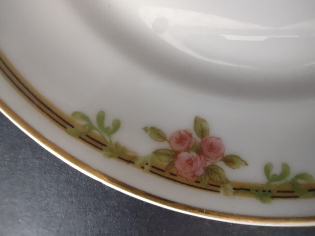 Haviland Limoges Schleiger 625 A Red Rose 2 x Dessert Plate 6-1/4" (lot 539