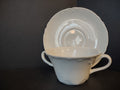 Haviland France Limoges Bouillon Cup Saucer White (lot 1037)