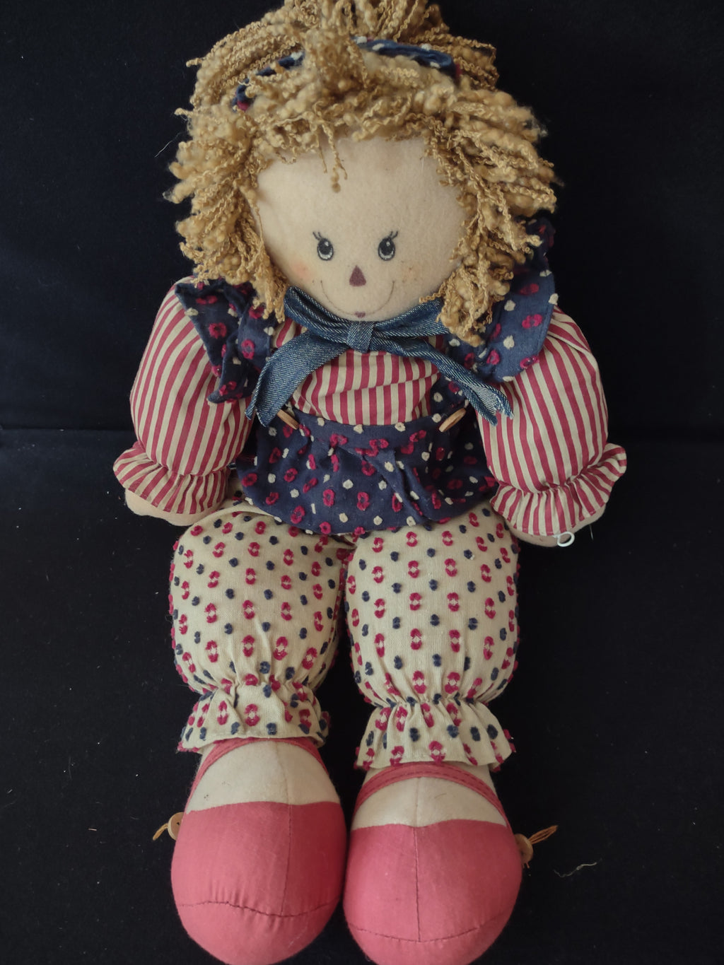 Halloween Americana Seated Raggedy Anne And Andy Rag Dolls (Lot 3355)