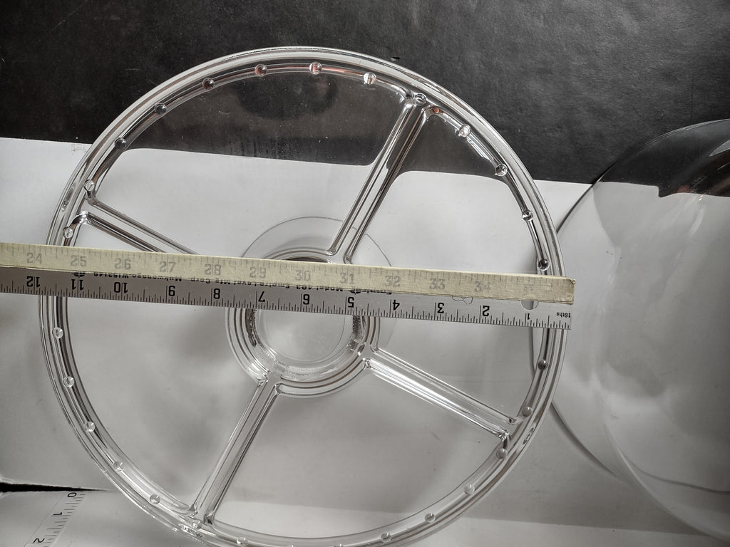 Luigi Bormioli Cake Platter Dome Cover Chip n' Dip Punch Bowl (lot 3026t)