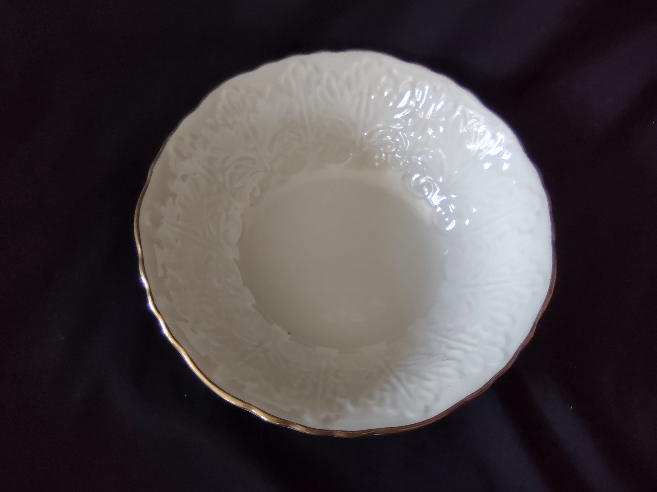 Vintage Lenox Serving Round Bowl Gold Wreath Stamp (lot 1987)