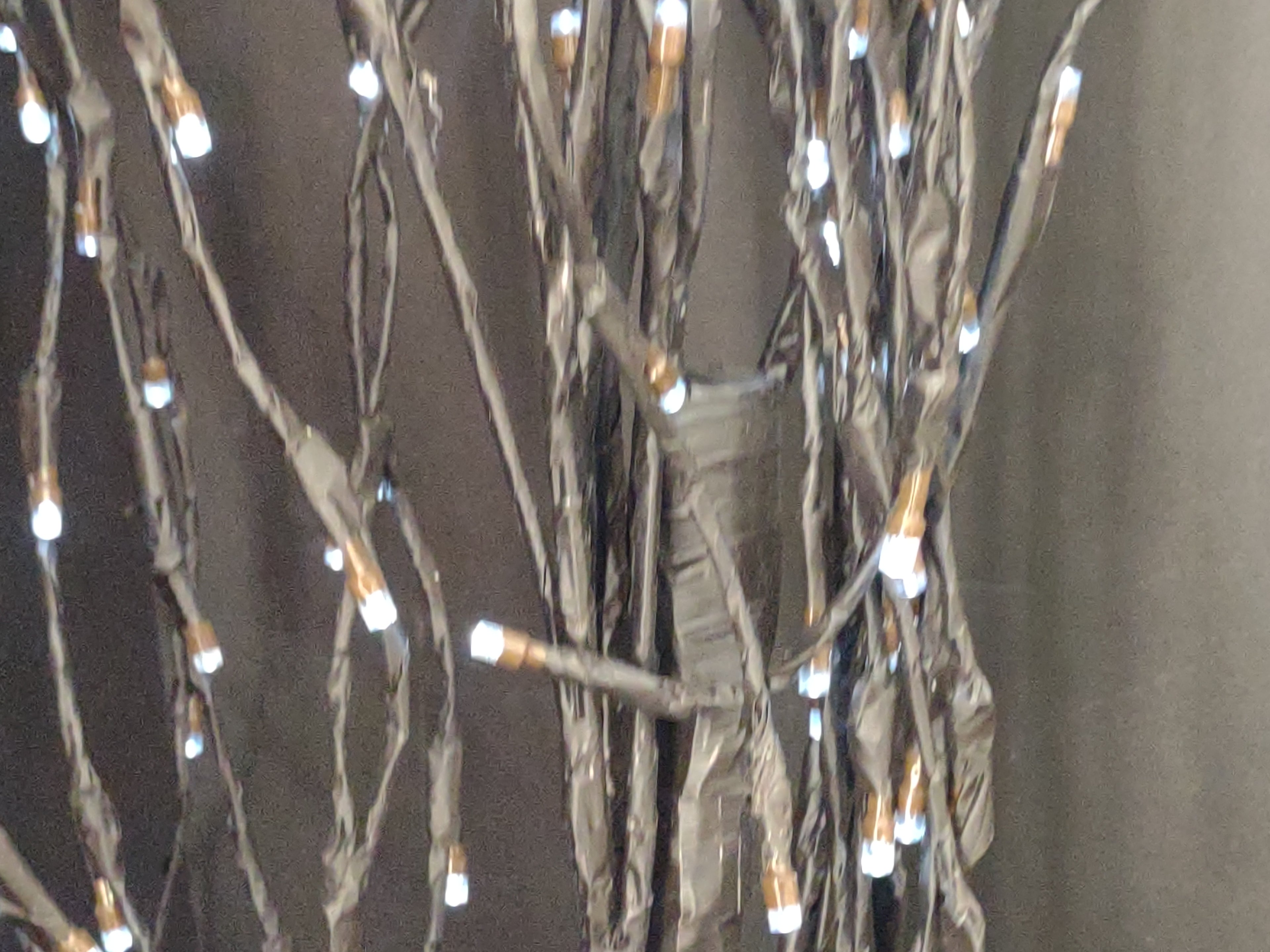 Halloween LED Willow Black Tree Branch ONLY (lot 3176c)