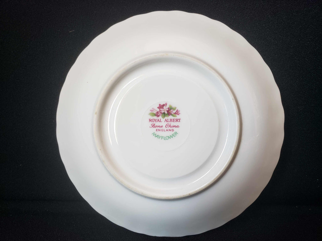 Vintage Royal Albert Bone China Mayflower Saucer ONLY (lot 2010)