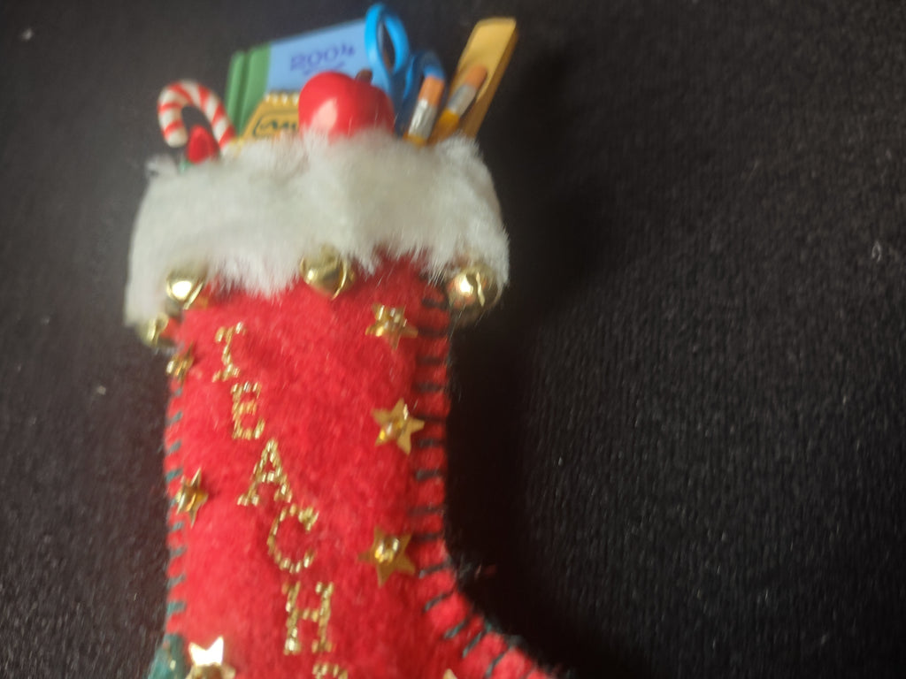 Hallmark Keepsake Christmas Tree Ornament 2004 Teacher (lot 1692)