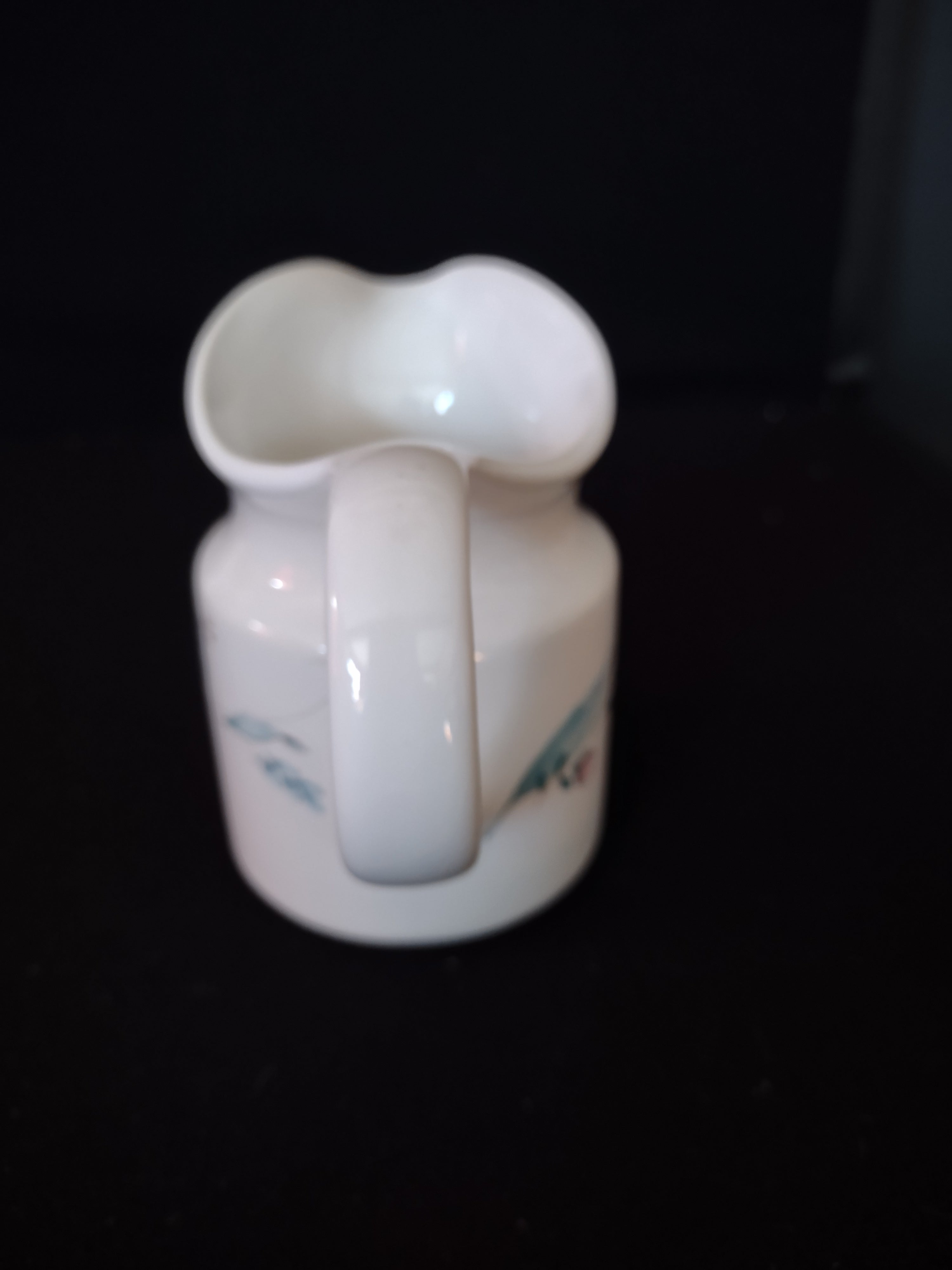 Vintage Pfaltzgraff 10 Oz Creamer Discontinued April Pattern Flowers (Lot 5019)