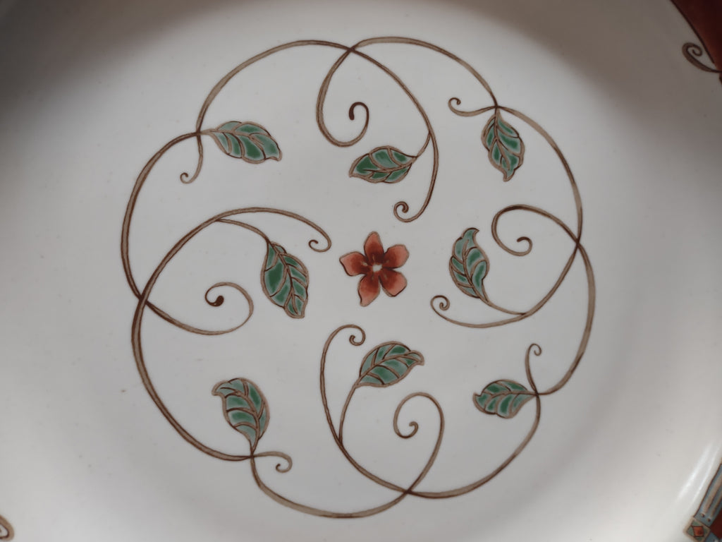 Vintage Pfaltzgraff Mission Flower Large 15" Serving Platter (Lot 5247)