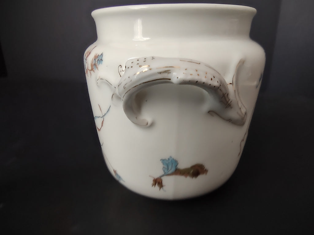 Depose Haviland Limoges Blue Flower Sugar Bowl NO LID (lot 964)