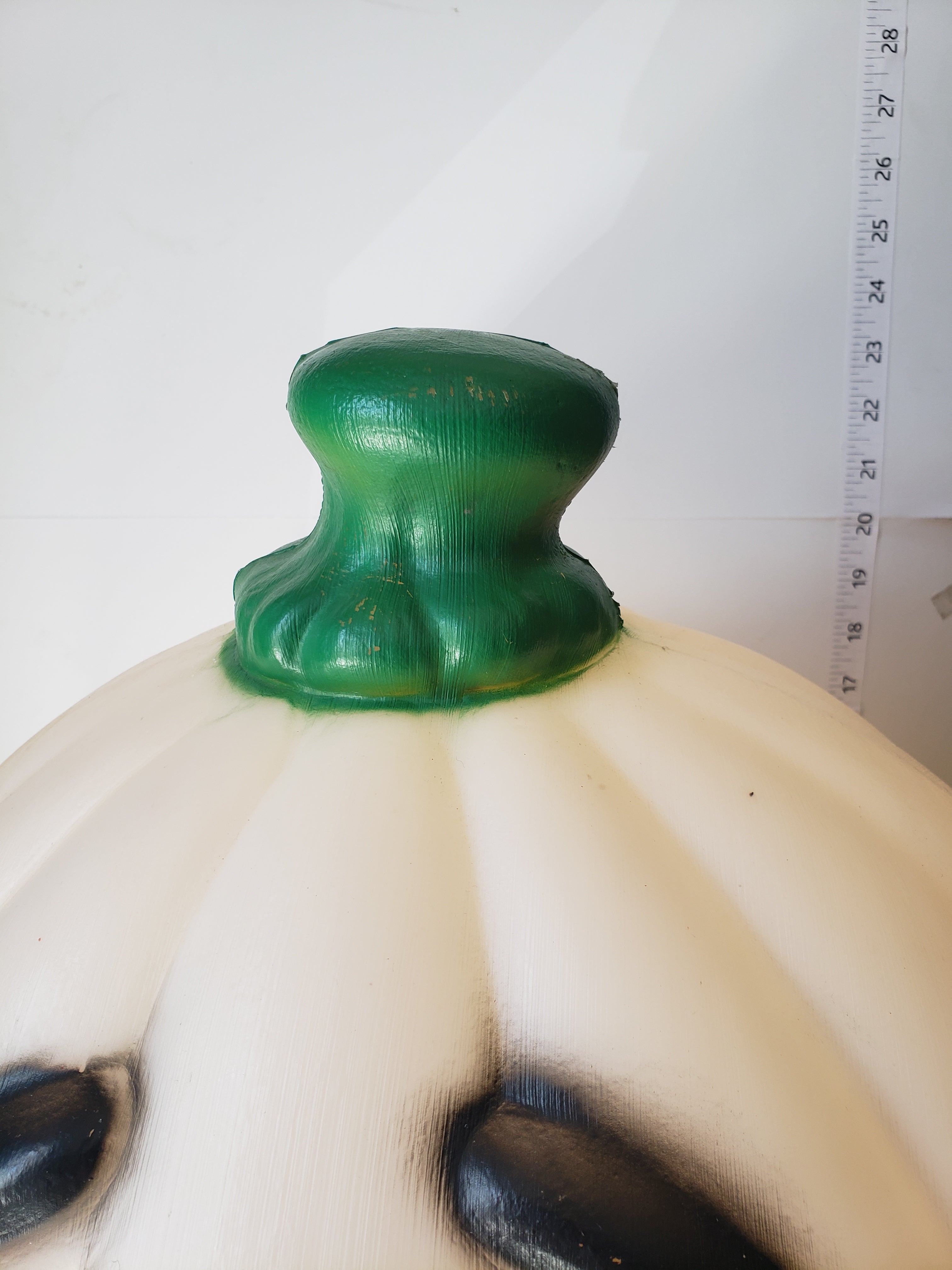 Large Vintage Halloween Blow Mold Pumpkin 24" Light Up (lot 2214)
