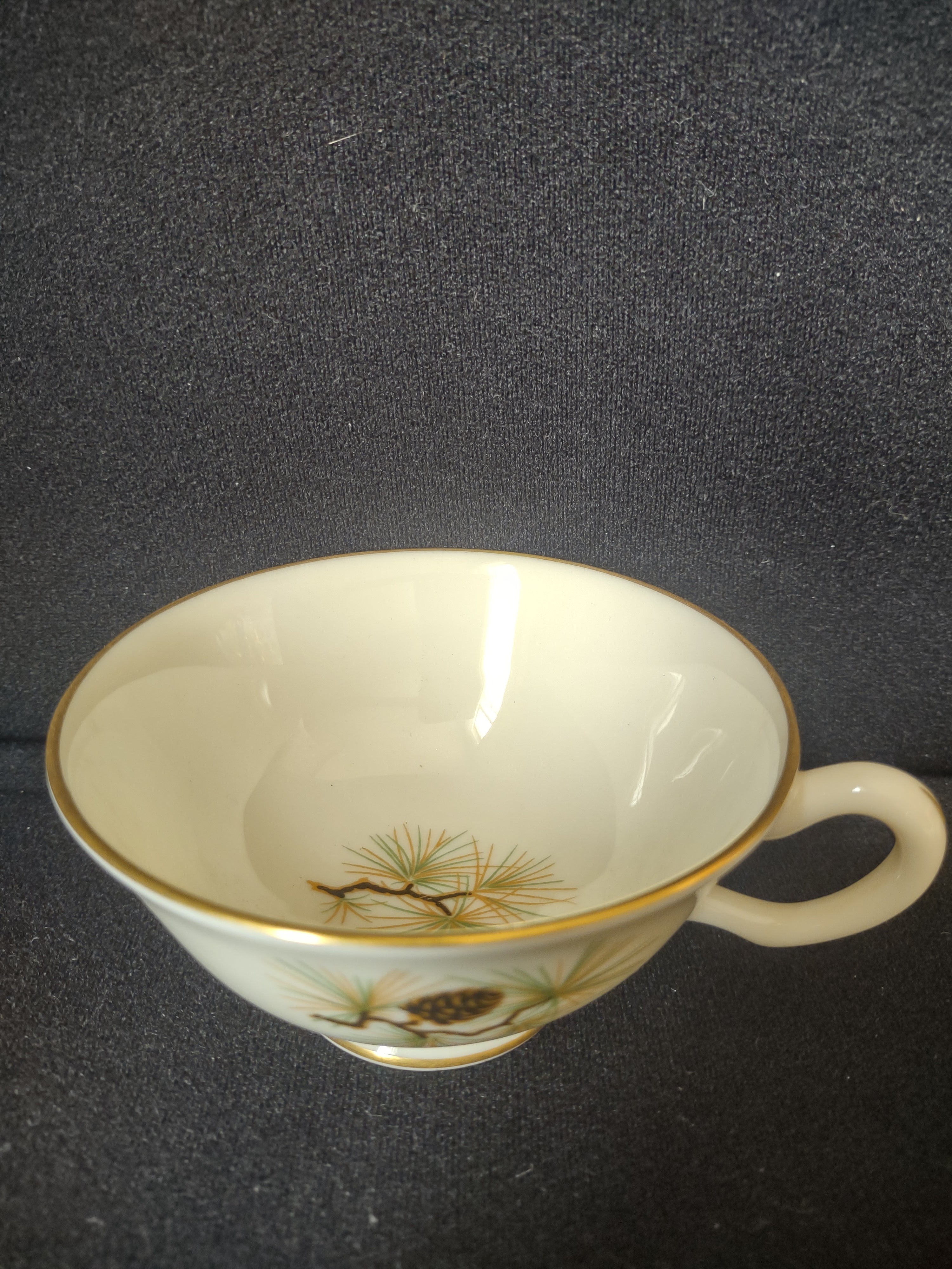 Vintage Lenox Pine W-331 Tea Cup ONLY (lot 1867)