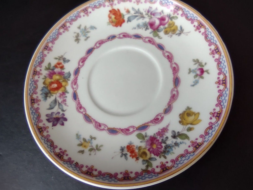 GDA Limoges France Saucer ONLY Pink Floral (lot 740)