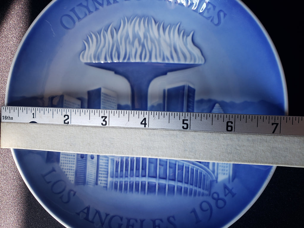 B & G Copenhagen Porcelain Wall Plate Olympic Games Los Angeles 1984 (lot 2194)