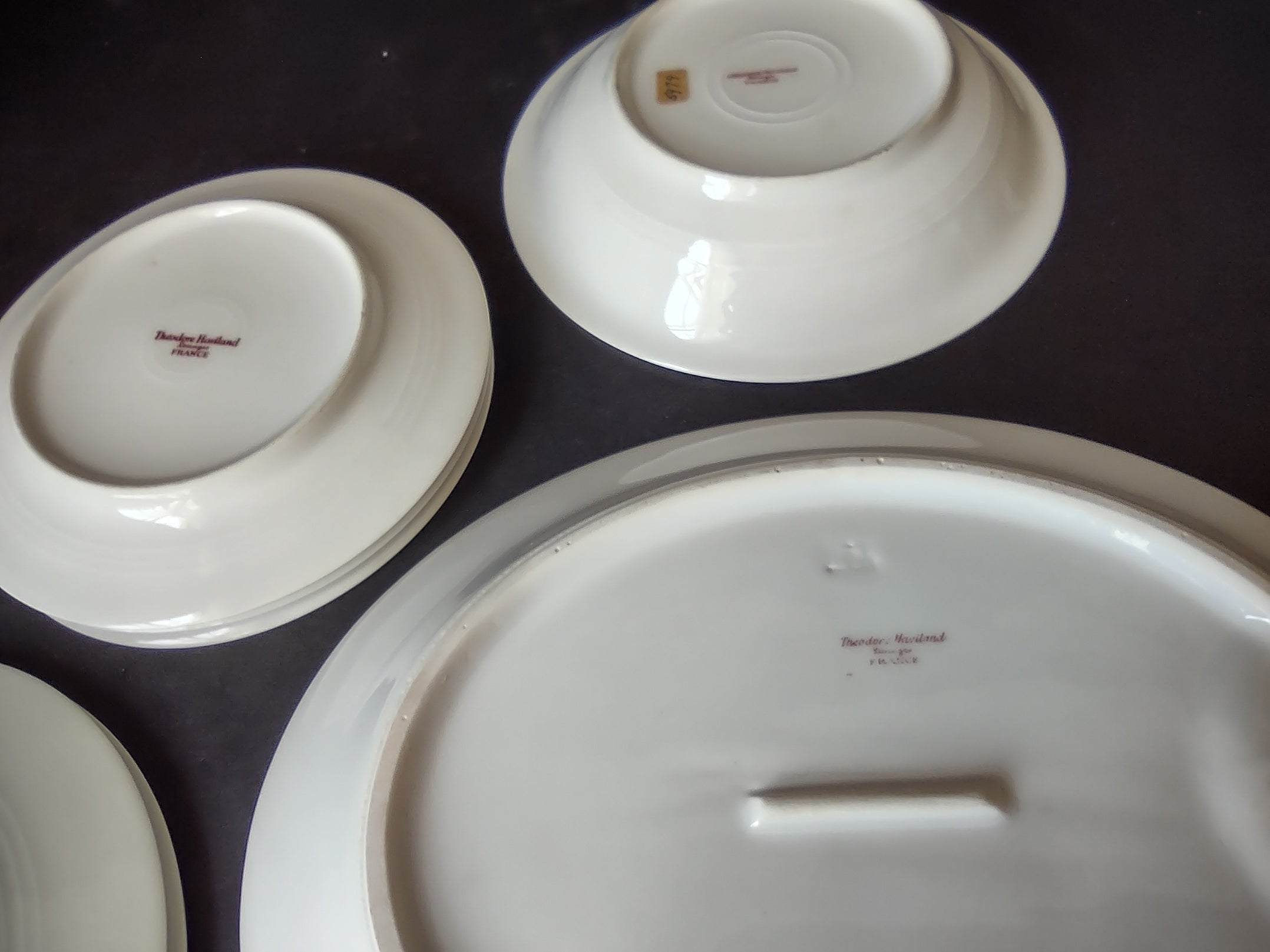 Vintage Haviland Limoges Set Serving Platter French Chic Floral Plate (lot 918)