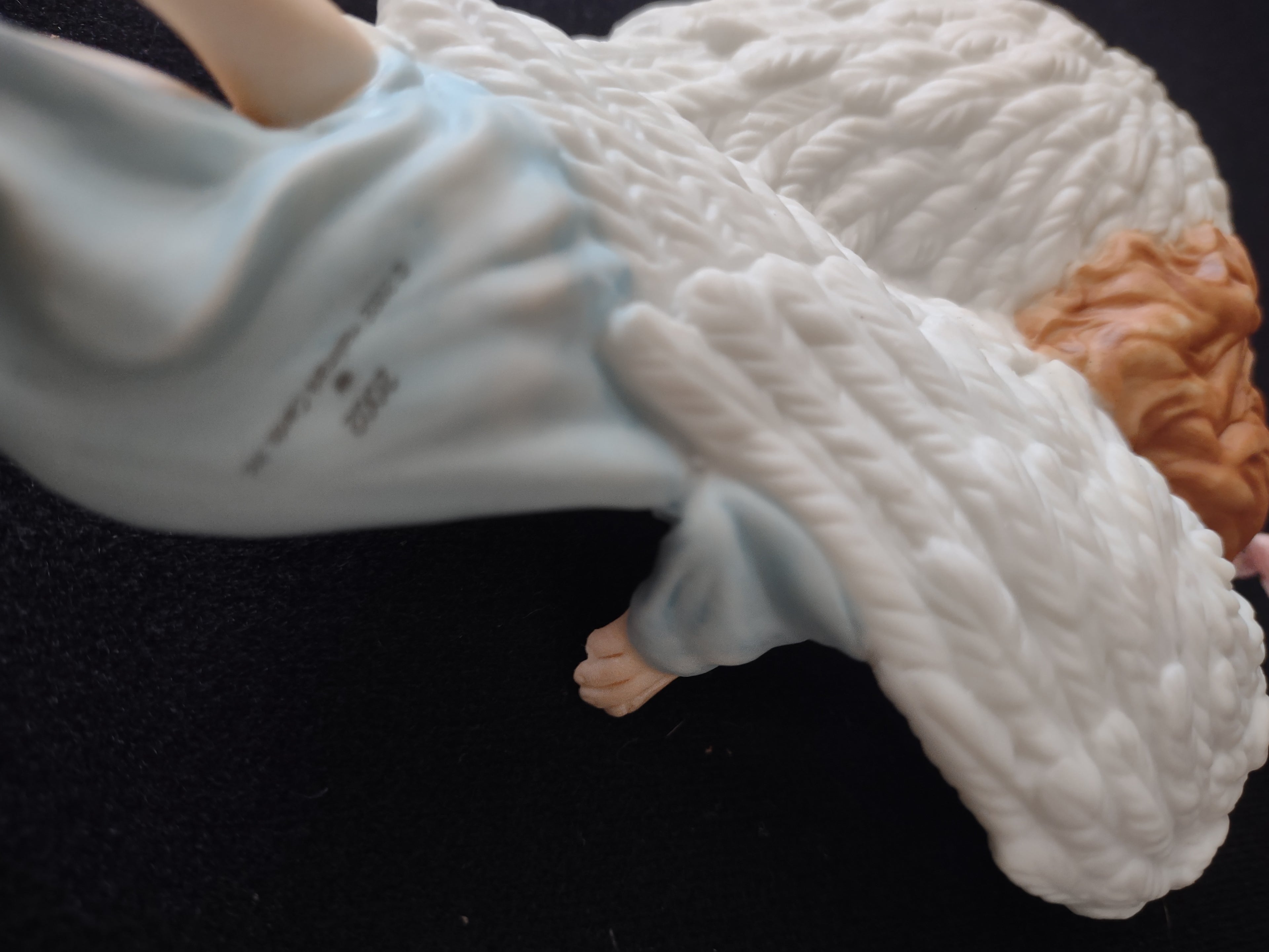 Vintage 2002 Christmas Hallmark Angel Of Comfort Ornament (Lot 4141)
