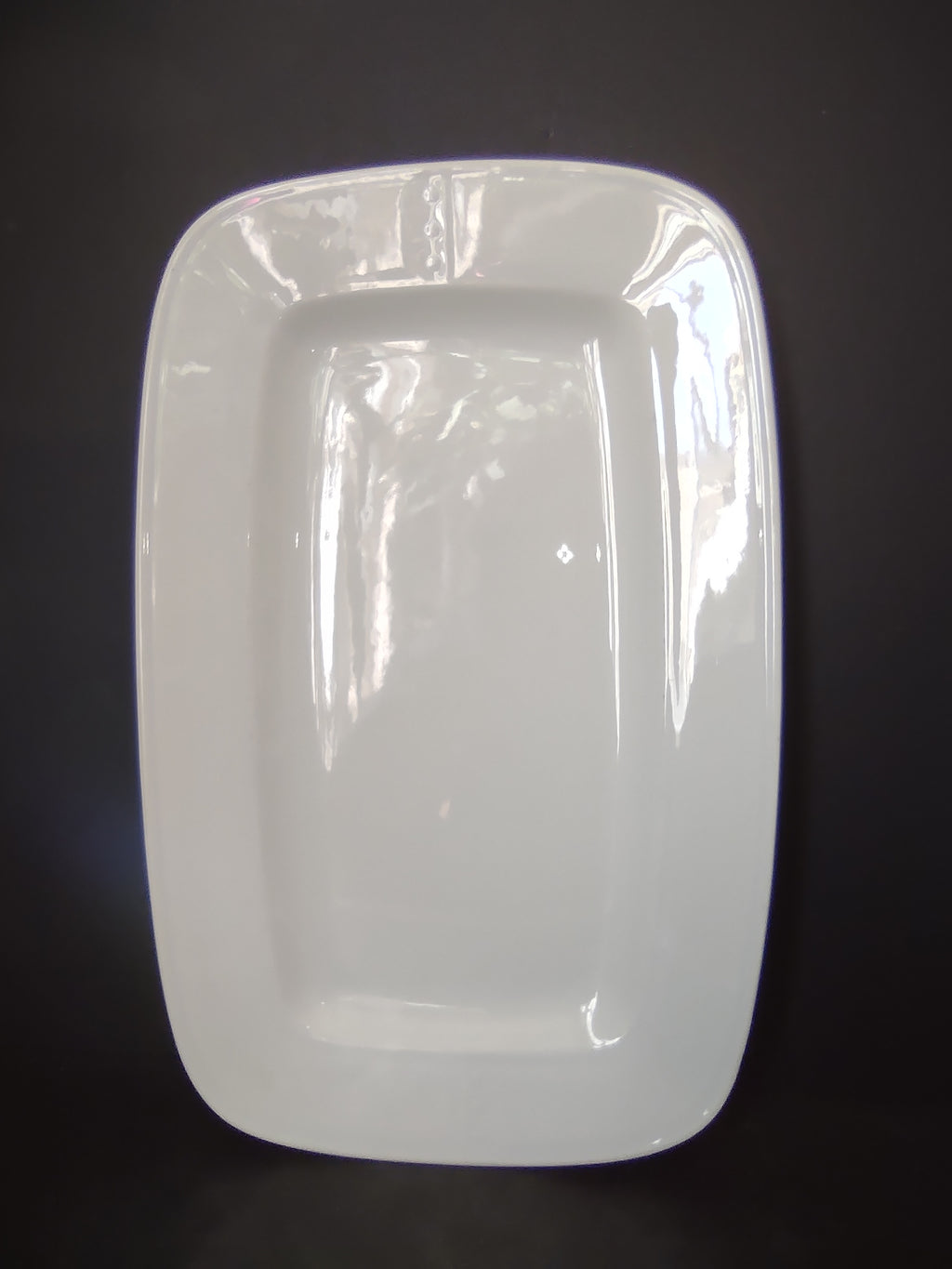 Metlox Jamestown Provincial Poppytrail Rivets Border White Serving Tray lot 2610