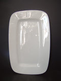 Metlox Jamestown Provincial Poppytrail Rivets Border White Serving Tray lot 2610
