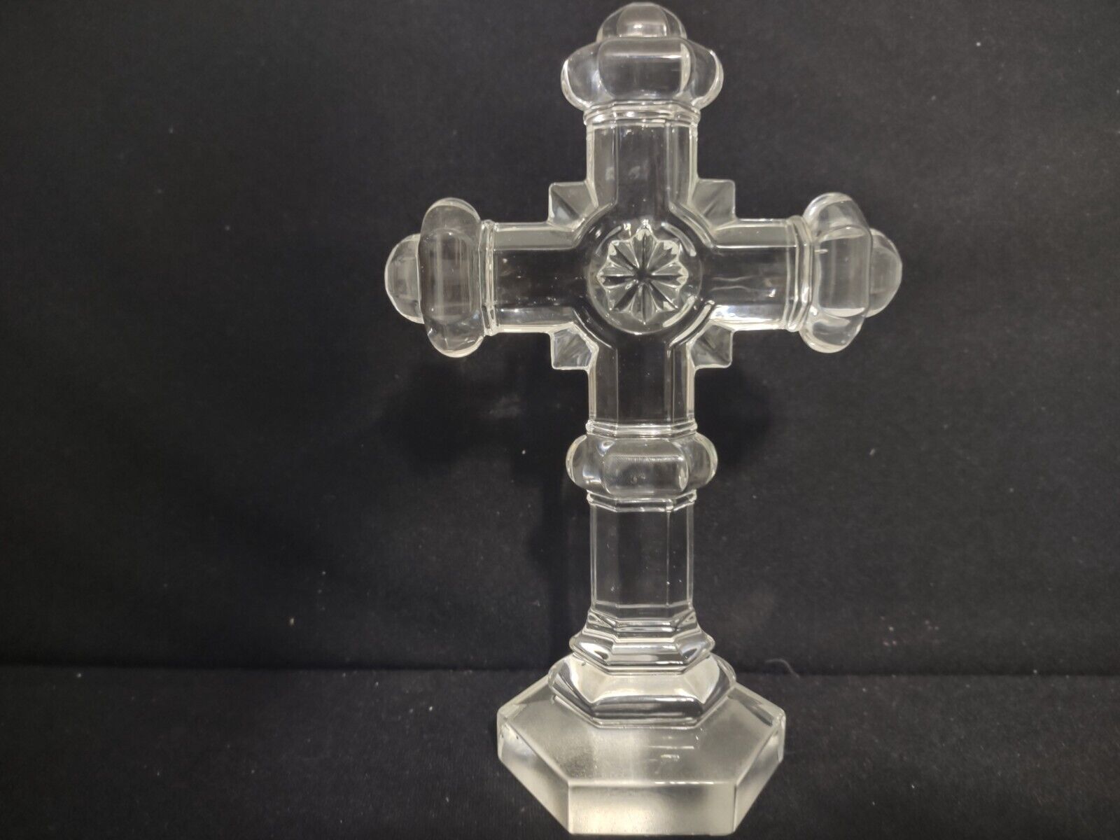 Clear Crystal Noble Excellence Cross Figurine