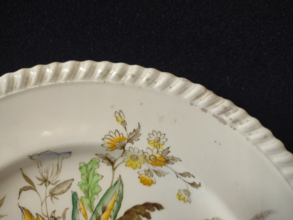 Vintage Johnson Bros Garden Bouquet Ironstone England Dinner Plate (lot 5613)