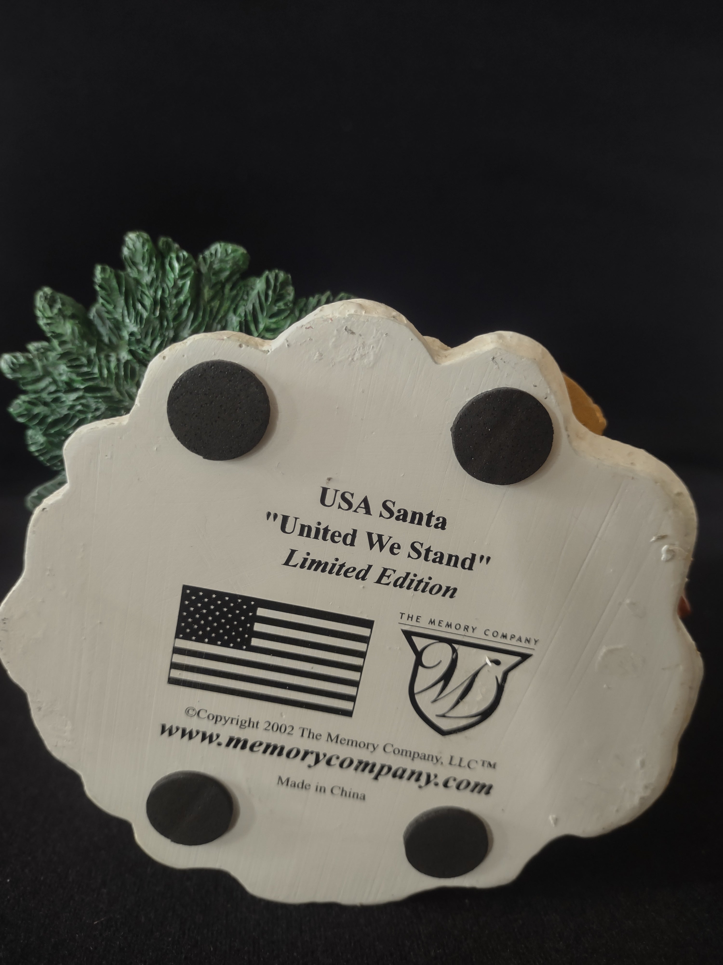 USA Santa 2002 United We Stand Christmas Memory Company (Lot 3561)